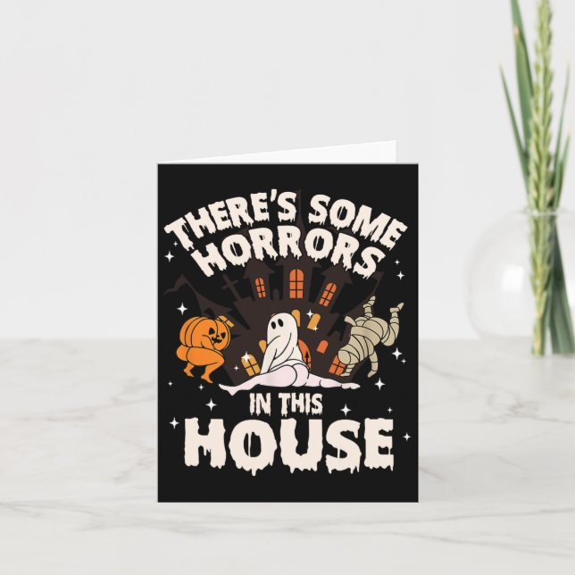 Carte Il y a des horreurs dans cette maison Ghost Hallow (Devant)