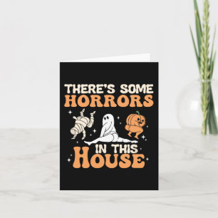 Carte Il y a des horreurs dans cette maison Halloween dr