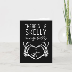 Carte Il Y A Un Skelly Dans Mon Ventre Drôle Halloween P