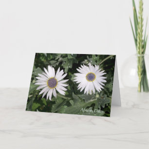 Carte Il y a une citation de salutation Flower African D