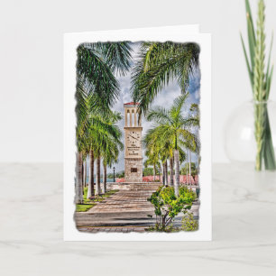 Carte Îles Vierges américaines Sainte-Croix Palm Trees T