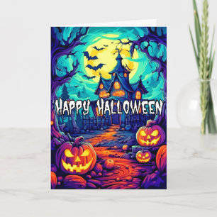 Carte Illuminer Halloween Haunted Mansion