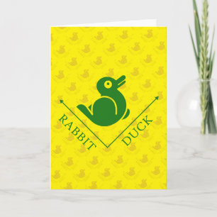 Carte Illusion canard-lapin