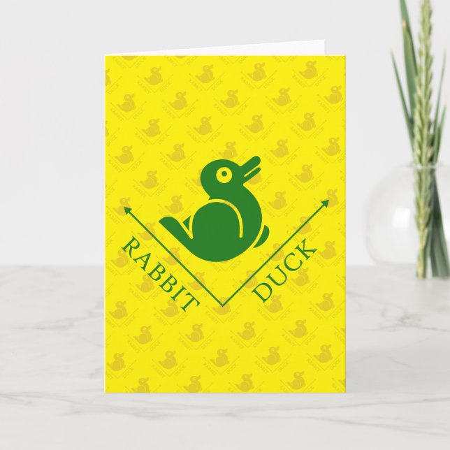 Carte Illusion canard-lapin (Devant)