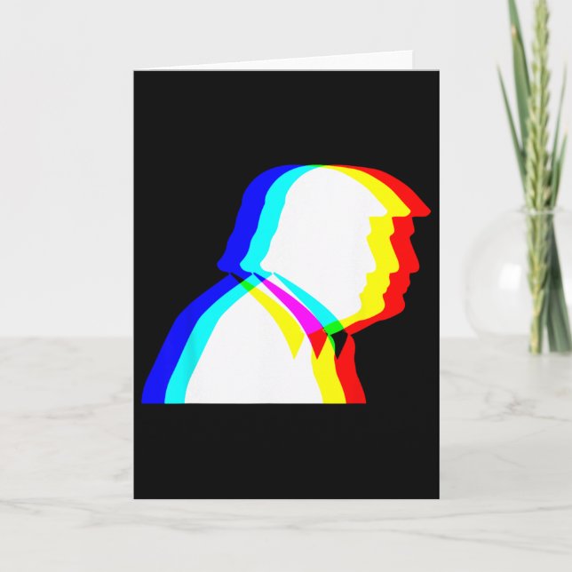 Carte Illusion d'optique Trump Edm  (Devant)