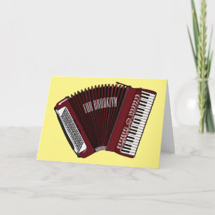 Carte Illustration d'accordion