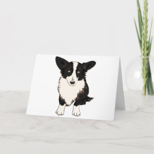 Carte Illustration de Cardigan Welsh Corgi