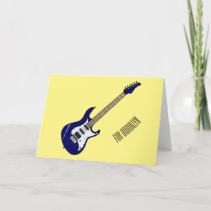 Carte Illustration de guitare électrique