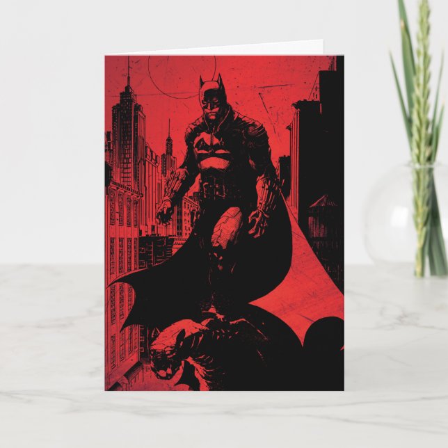 Carte Illustration de la bande dessinée de Batman (Devant)