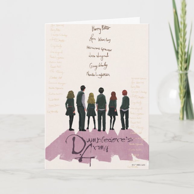 Carte Illustration de l'armée de Dumbledore (Devant)