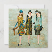Illustration de mode vintage des années 1930