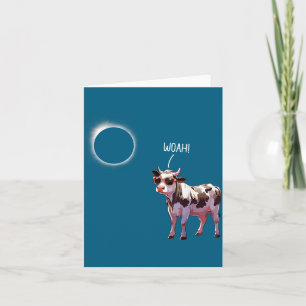 Carte Illustration de papa agriculteur éclipse solaire d
