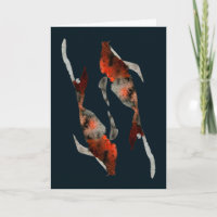 Illustration de poisson koi aquarelle