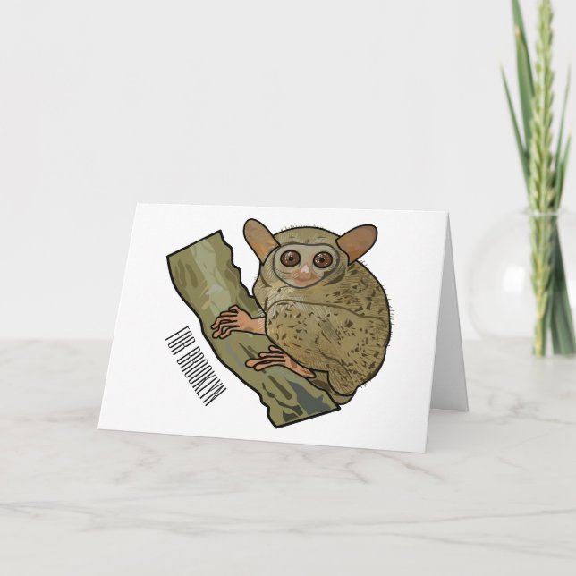 Carte Illustration de Tarsier (Devant)