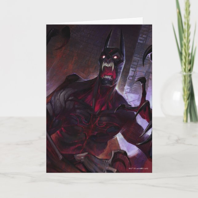 Carte Illustration de Vampire Batman en crise infinie (Devant)