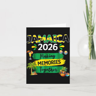 Carte Illustration de voyage de vacances en Jamaïque 202