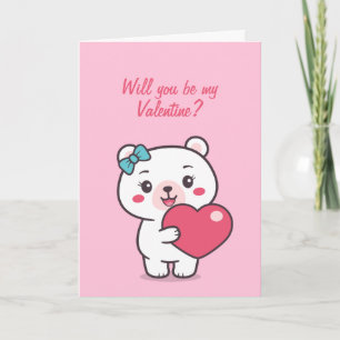 Carte Illustration d'ours en peluche