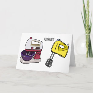 Carte Illustration du mixer
