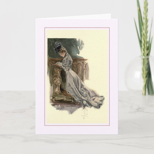 Carte Illustration Harrison Fisher (Devant)