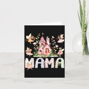 Carte Illustration magique de fleurs pour l'anniversaire