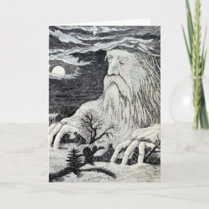 Carte Illustration vintage de "Jack Frost"