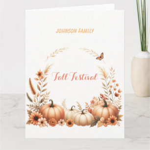 Carte Illustration Waterton Festival Automne