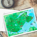 Carte illustrée de Fife Coastal Path Scotland<br><div class="desc">Découvrez cette carte illustrée cool du Chemin côtier de Fife en Écosse. Vous pouvez marcher sur ce merveilleux sentier qui s'arrête à travers les villes et qui traverse la campagne verdoyante. Arrêtez-vous en chemin pour voir passer les bateaux ou voir l'un des nombreux arc-en-ciel. Avez-vous emprunté ce chemin ? N'oubliez...</div>