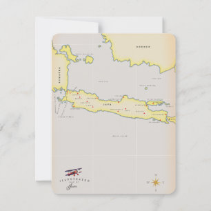 Carte illustrée de Java.