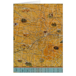 Carte illustrée de US Airways