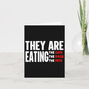 Carte Ils mangent les chiens - Ils mangent les chats