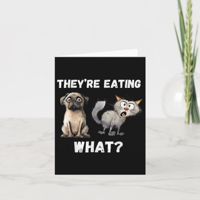 Carte Ils mangent les chiens qu’ils mangent les chats, (Devant)