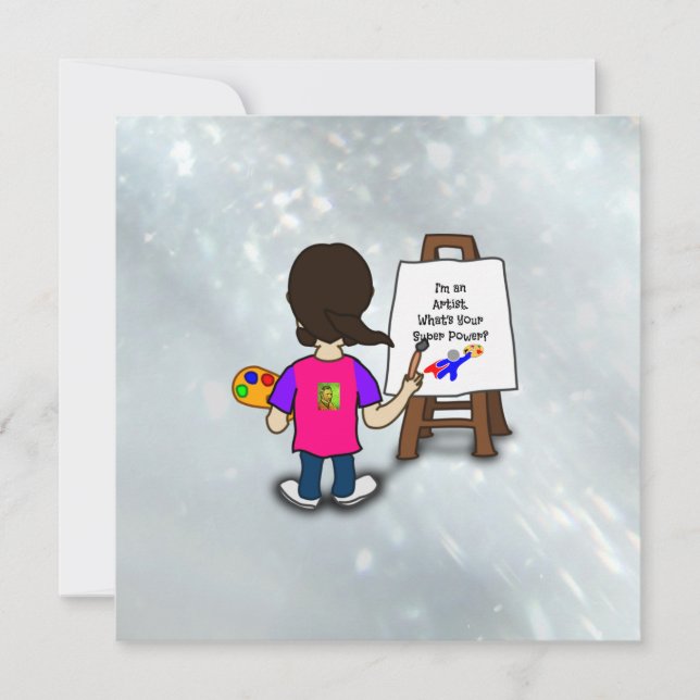 Carte I'm an artist, Thinking of You, (Devant)