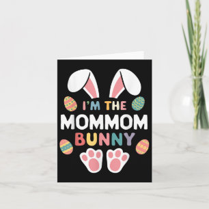 Carte Im La maman Bunny Pâques jumelle Famille Maman mam