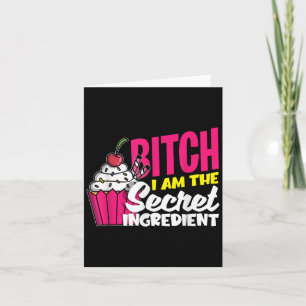 Carte Im L'Ingrédient Secret - Fun Baker Femmes Hommes G