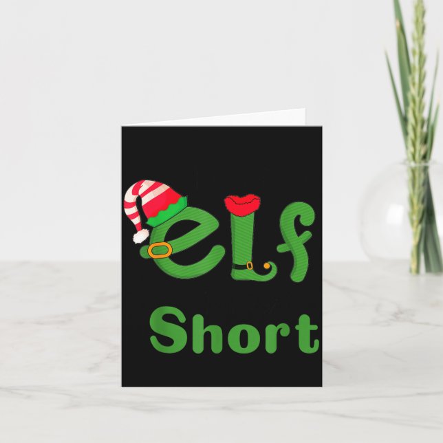 Carte .i'm Not An Elf Im Just Short,funny Christmas 2025 (Devant)