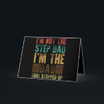 Carte I'm Not The Step Dad Funny Step Father Gift<br><div class="desc">1</div>