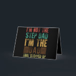 Carte I'm Not The Step Dad Funny Step Father Gift<br><div class="desc">1</div>