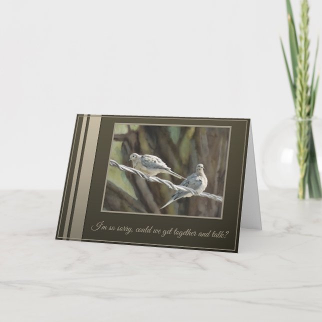 Carte I'm So Sorry, Can We Get Together and Talk? Card (Devant)