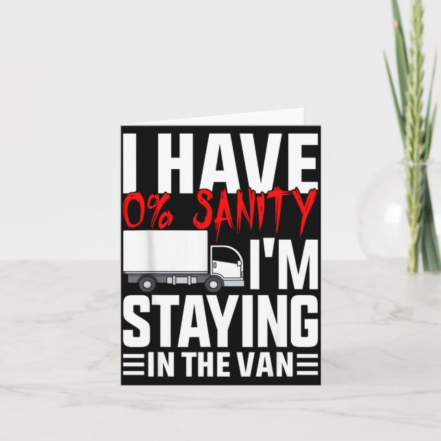 Carte I'm Staying In Tha Van Funny Phasmophobia Gamer Wo (Devant)