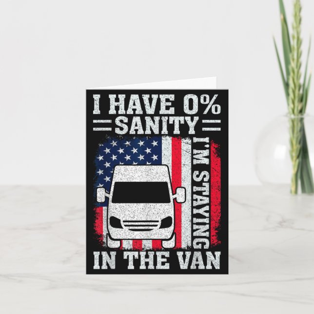 Carte I'm Staying In Tha Van Phasmophobia Funny Man Wome (Devant)