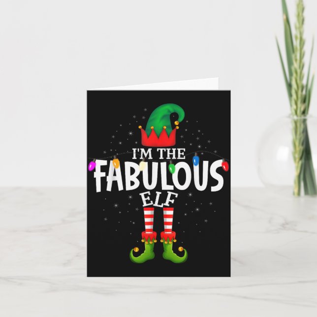 Carte I'm The Fabulous Matching Christmas Family  (Devant)