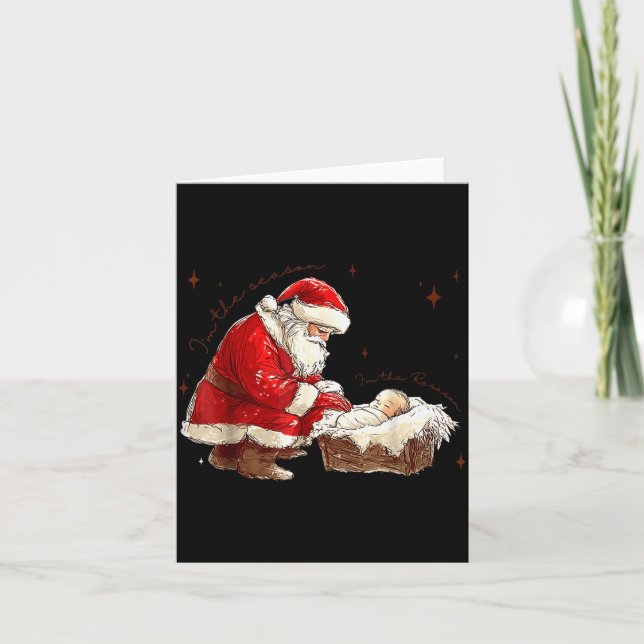 Carte I'm The Season I'm The Reason Christian Christmas  (Devant)