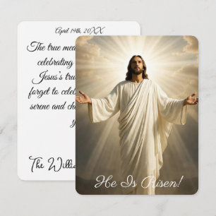 Carte Image de Résurrection Salutations