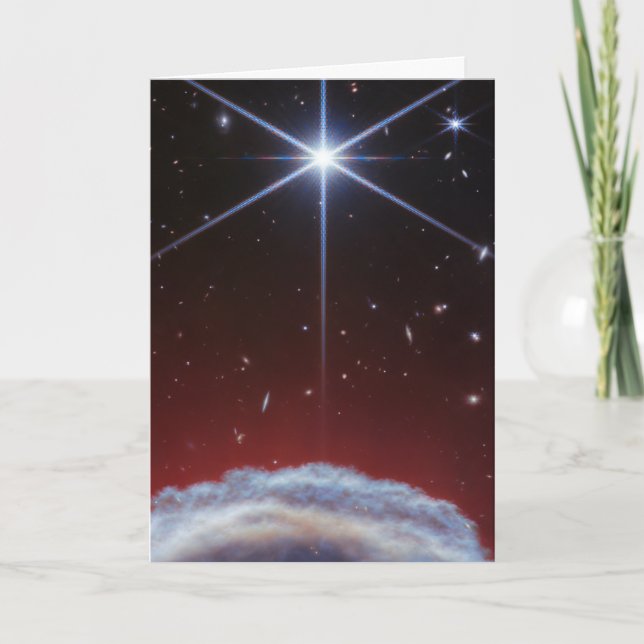 Carte Image JWST de la Nébuleuse de la tête de cheval (Devant)