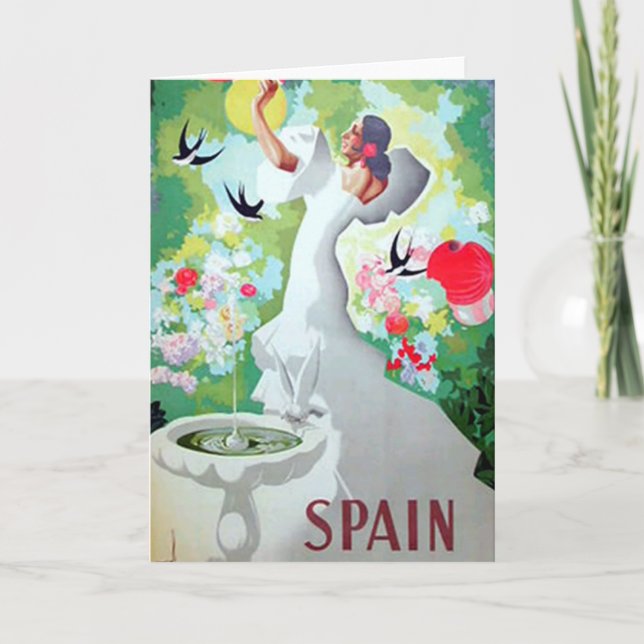 Carte Image vintage d'Espagne (Devant)