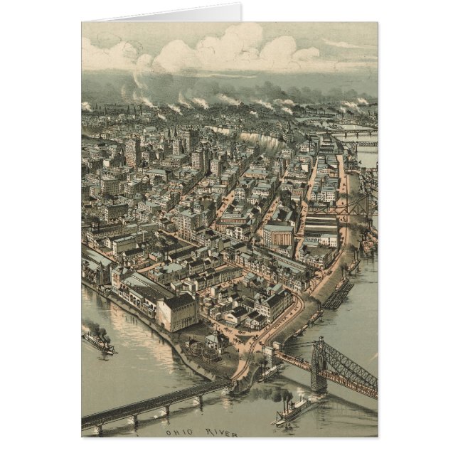 Carte imagée vintage de Pittsburgh (1902) (Devant)