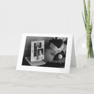 Carte Images et souvenirs, dessus de phonographe,