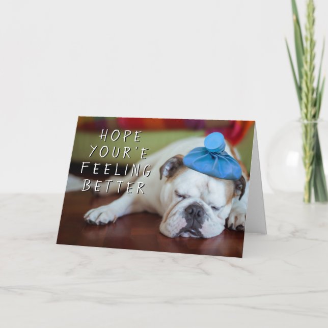 Carte Images Getty | Sick Young Puppy (Devant)