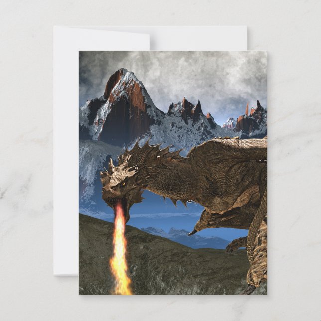 Carte Imaginaire de dragon de wyvern (Devant)