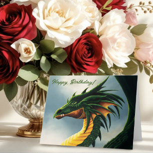 Carte Imaginaire Dragon Vert